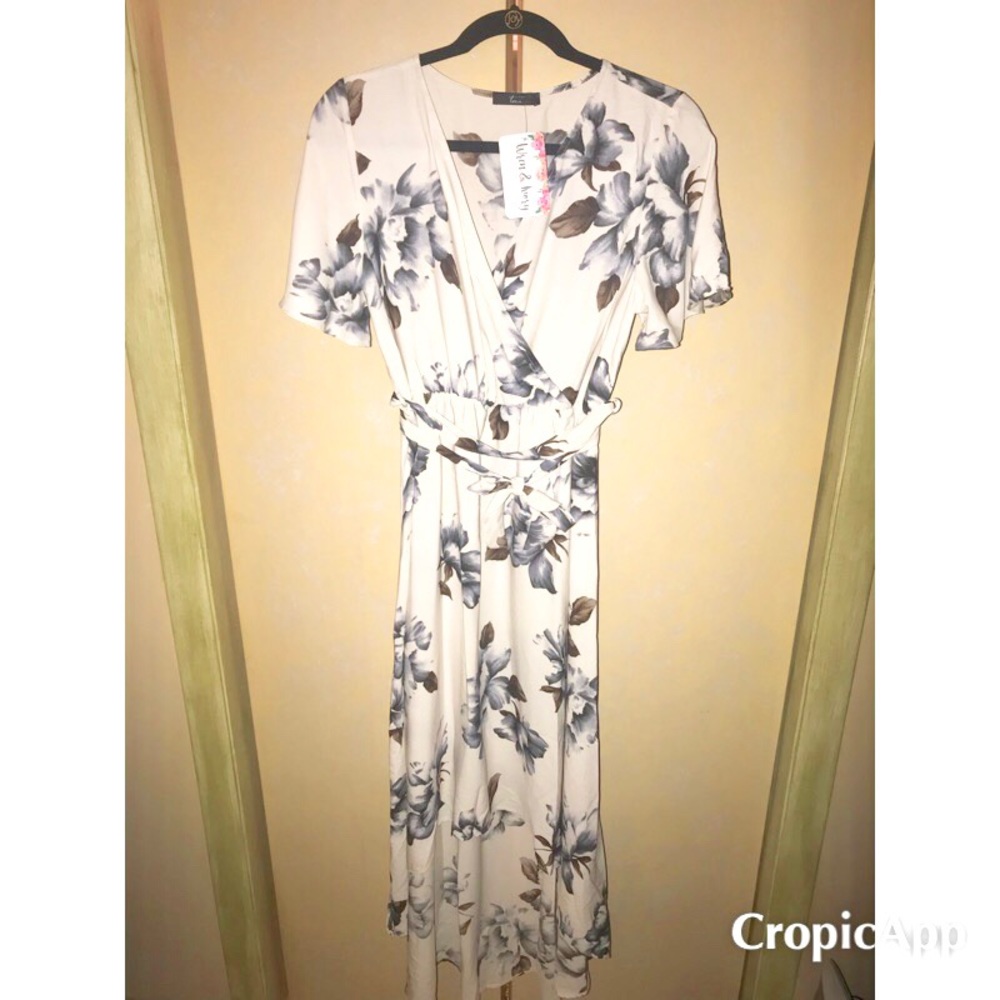Wren & Ivory signature wrap dress!